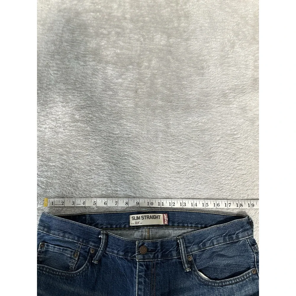 Levi's 514 Mens Slim Straight Size 36x32 Act (‎ 36x34 ) Denim Blue Jeans